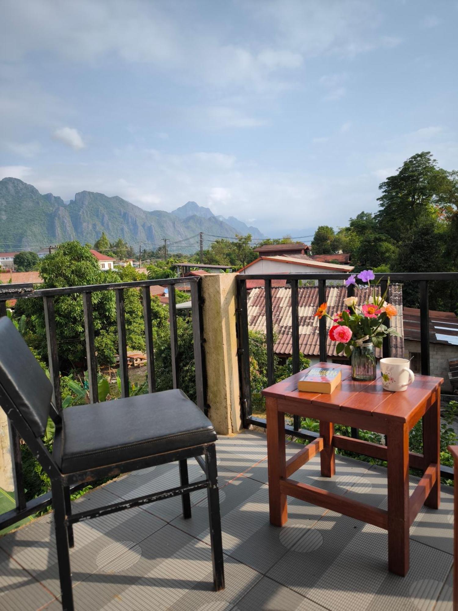 Dok Champa Resort Vang Vieng Esterno foto