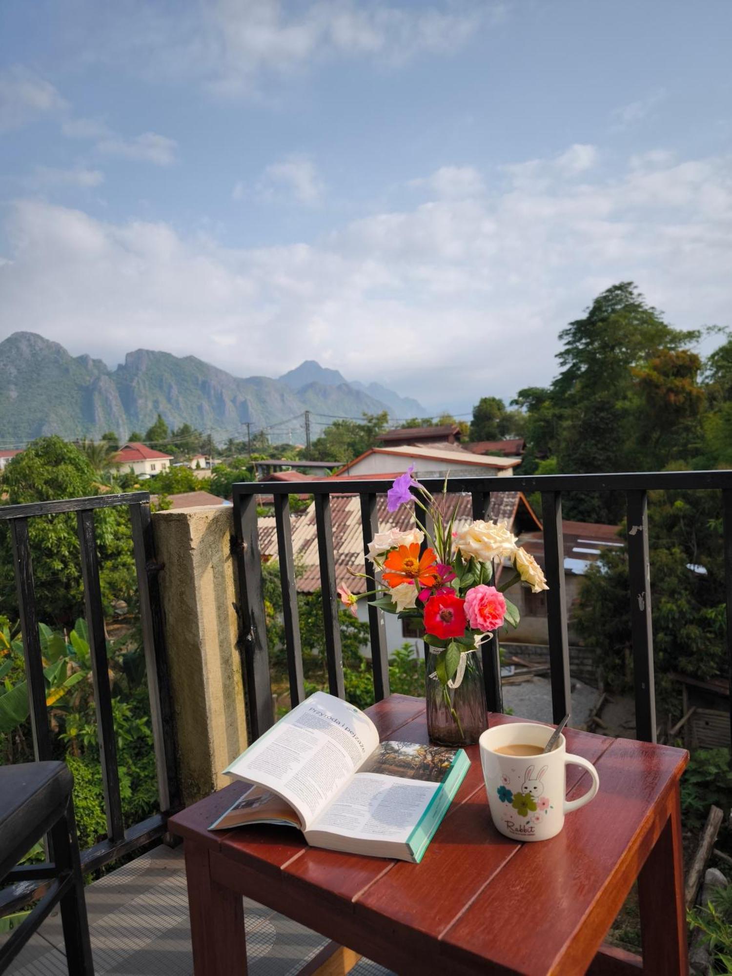 Dok Champa Resort Vang Vieng Esterno foto